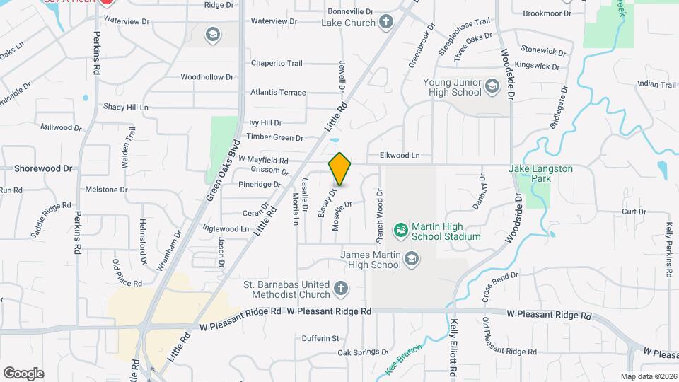 3601 Biscay Dr Map and Location Details