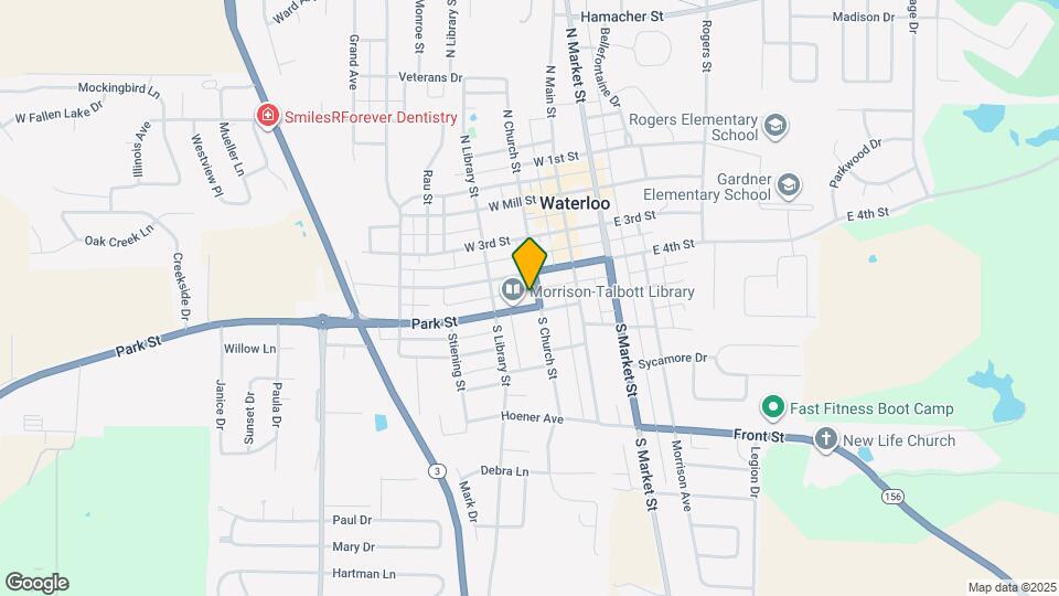 311 S Church St Map and Location Details