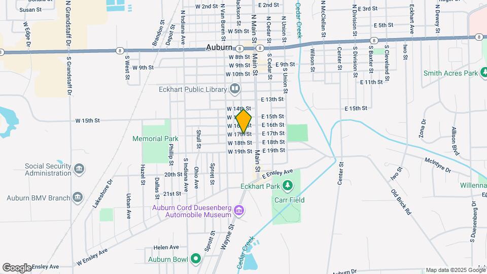 1104 S Jackson St Mapa y Detalles de la Ubicación