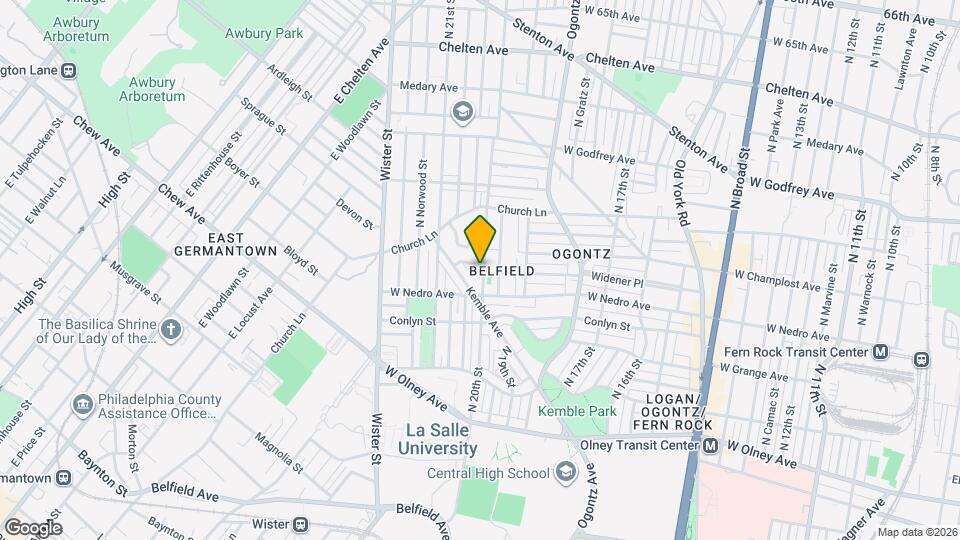 2000 Widener Pl Mapa y Detalles de la Ubicación