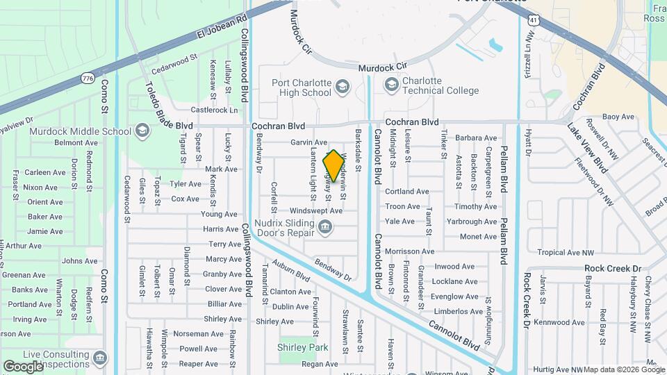 2122 Winningway St Mapa y Detalles de la Ubicación