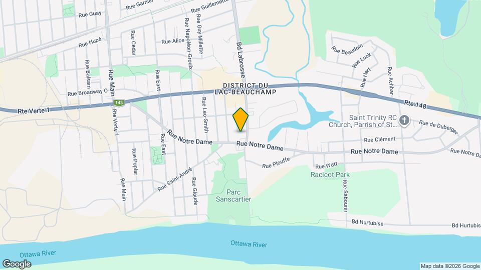 125 Baribeau Rue Map and Location Details