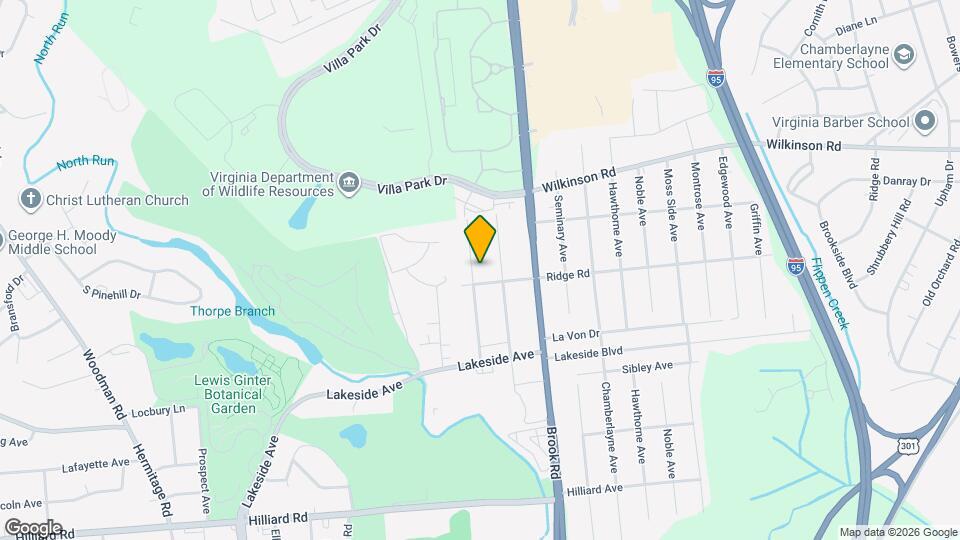 7505 Landsworth Ave Map and Location Details