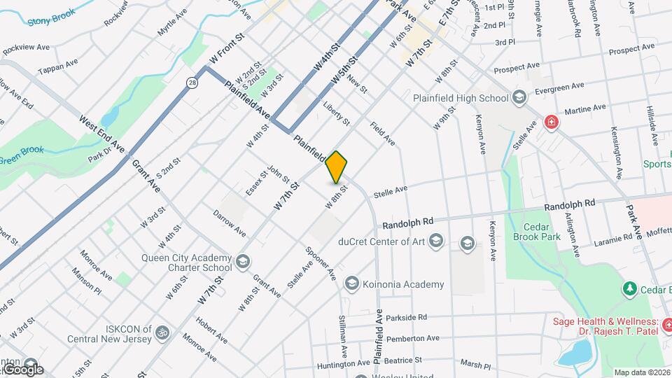 614 W 8th St Mapa y Detalles de la Ubicación