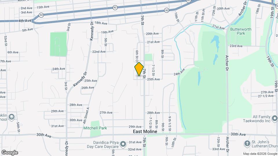 625 25th Ave, Unit 625 Map and Location Details