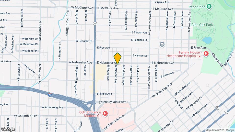 1832 N Missouri Ave Map and Location Details