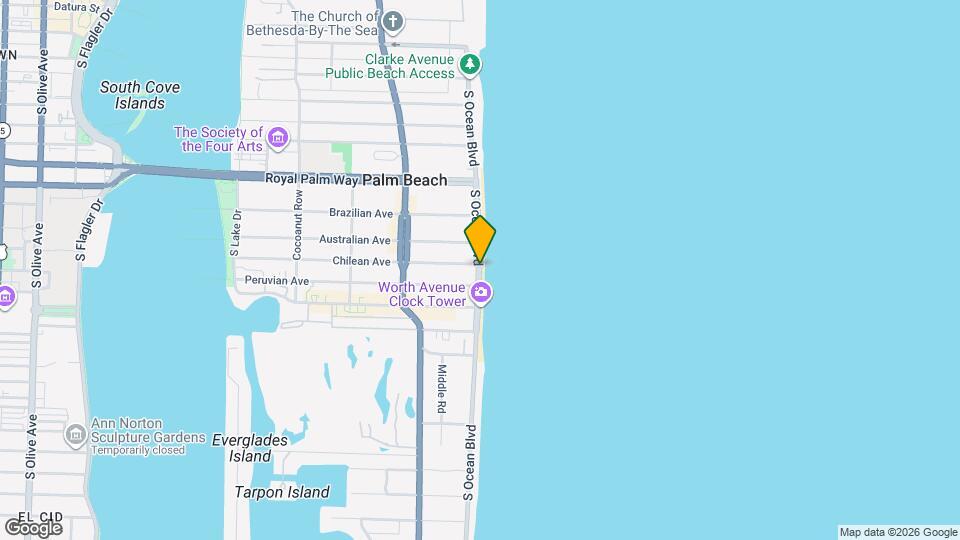 405 S Ocean Blvd Mapa y Detalles de la Ubicación
