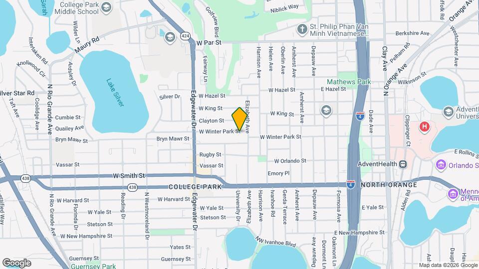 516 W Winter Park St Map and Location Details