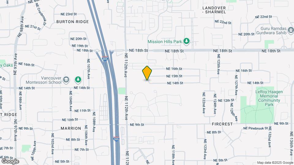 1406 NE 115th Ave Mapa y Detalles de la Ubicación