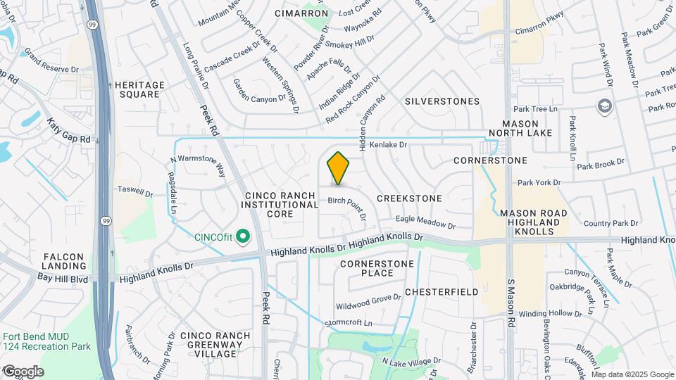 22703 Holly Lake Dr Map and Location Details