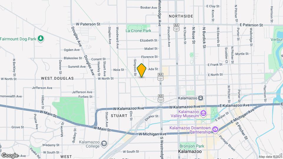 633 W North St Mapa y Detalles de la Ubicación