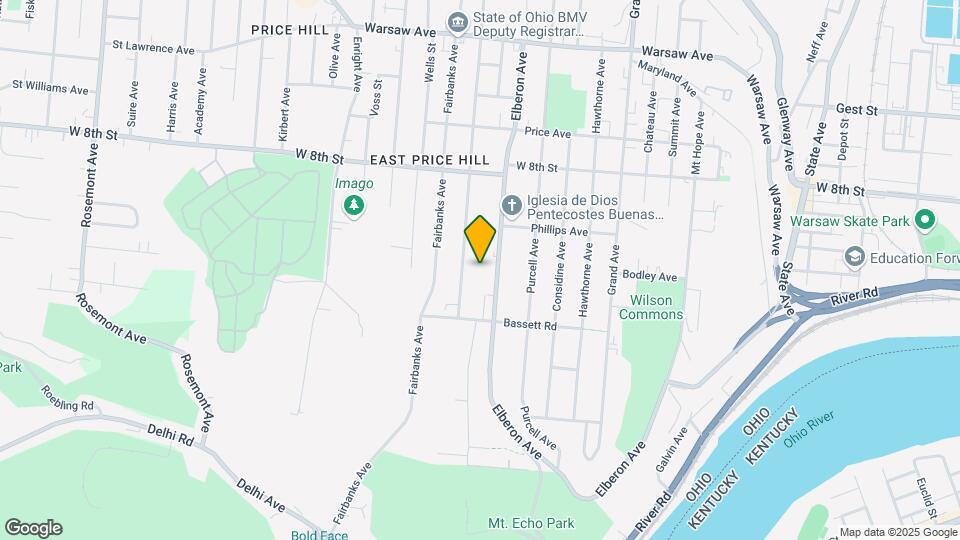 537 Elberon Ave Map and Location Details