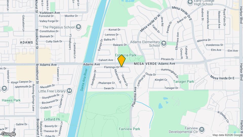 1977 Flamingo Dr Map and Location Details