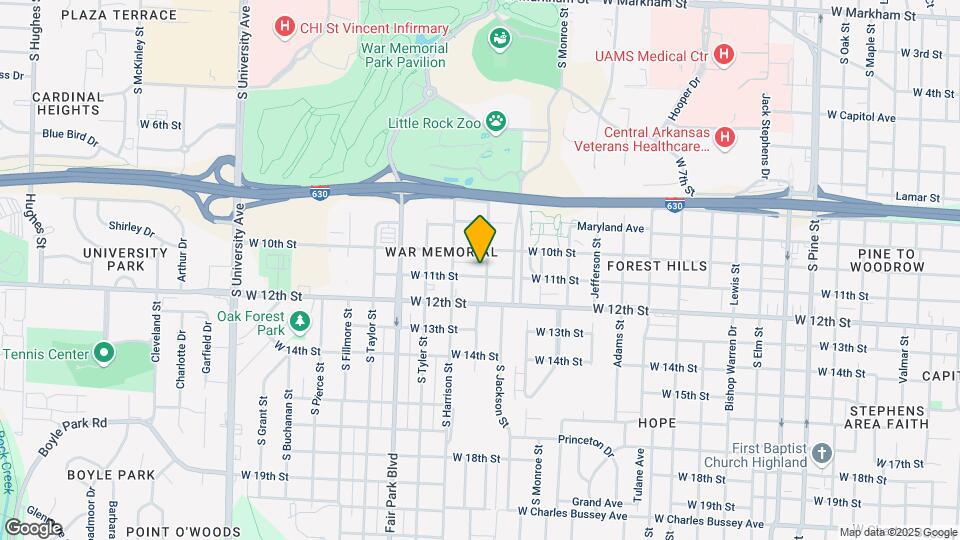 5102 W 11th St Map and Location Details