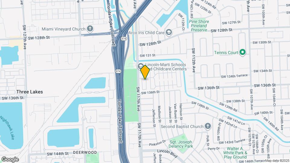 13408 SW 116th Ct Map and Location Details