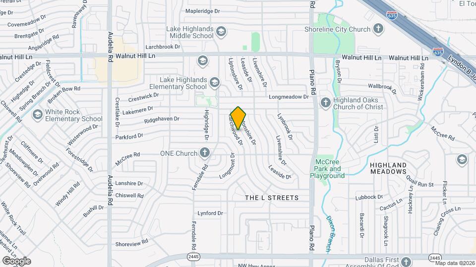 9210 Larchwood Dr Map and Location Details