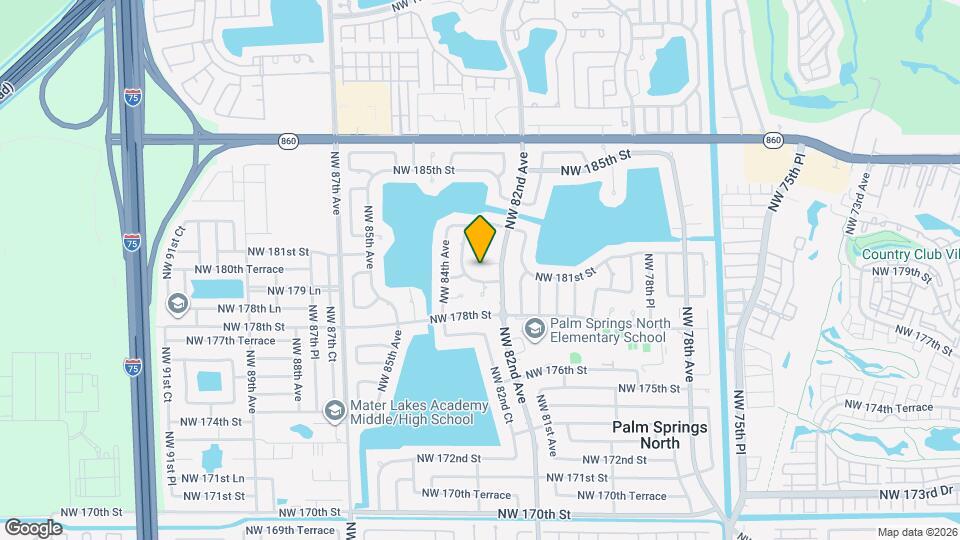 8240 NW 181st St Map and Location Details