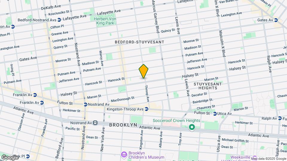 297 Halsey St Mapa y Detalles de la Ubicación
