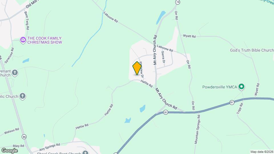 204 Hattie Rd Map and Location Details