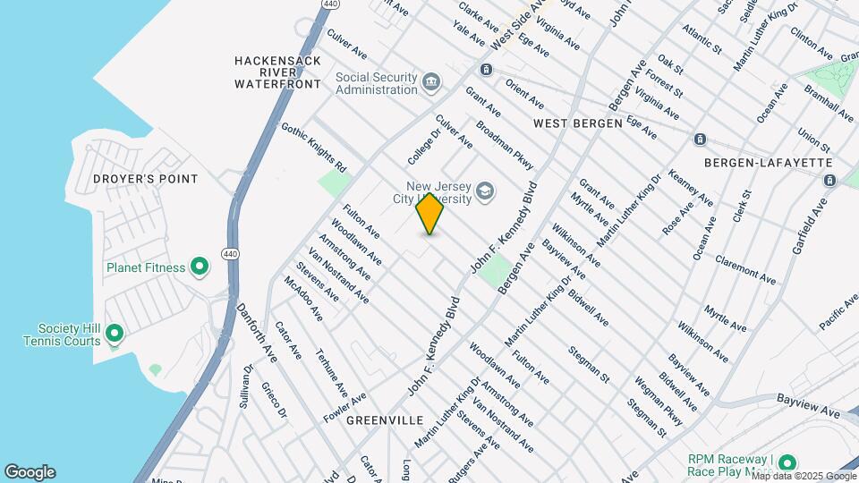 46 Van Houten Ave, Unit Lower Level Map and Location Details