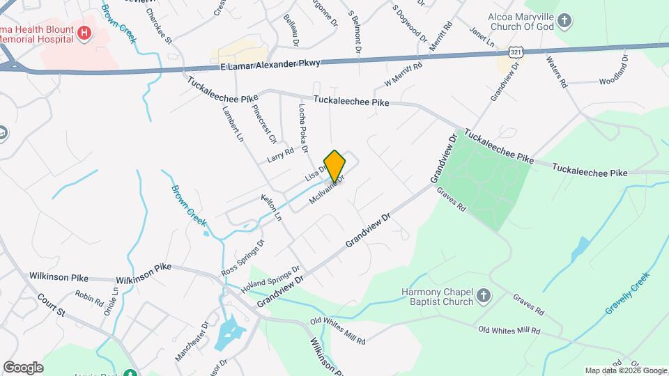 1534 McIlvaine Dr Map and Location Details