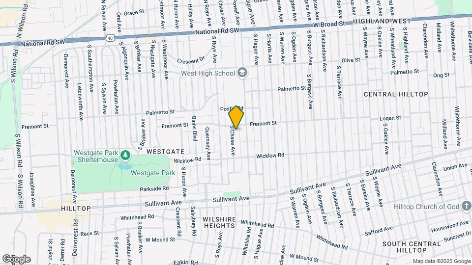 316 B S Chase Ave Map and Location Details