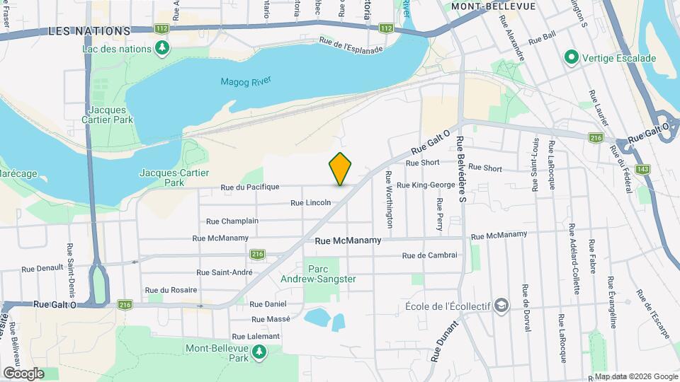 1060-1064 Du Pacifique Rue Map and Location Details