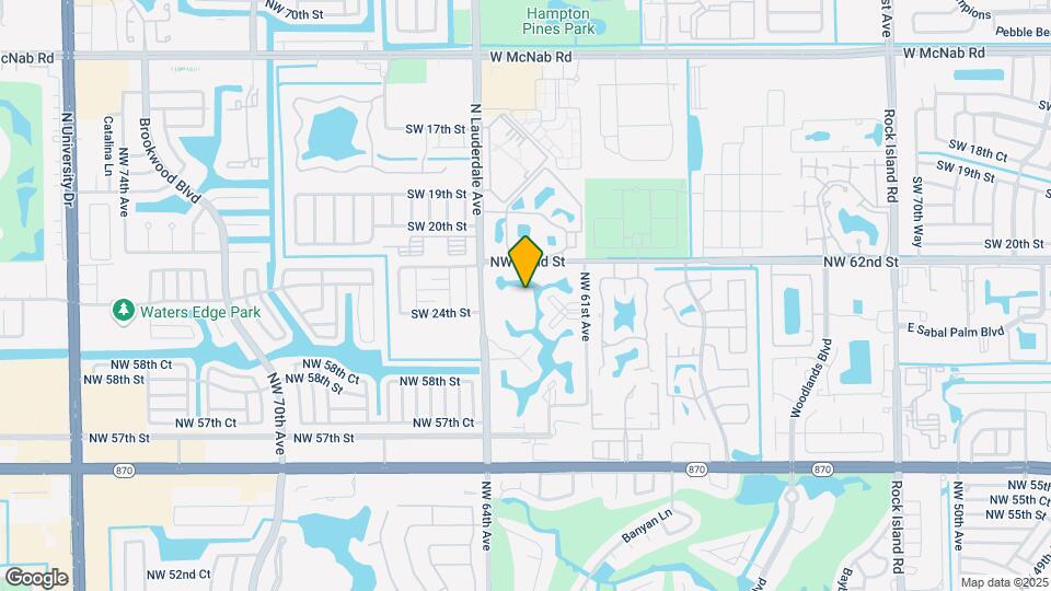 6070 NW 64th Ave Map and Location Details