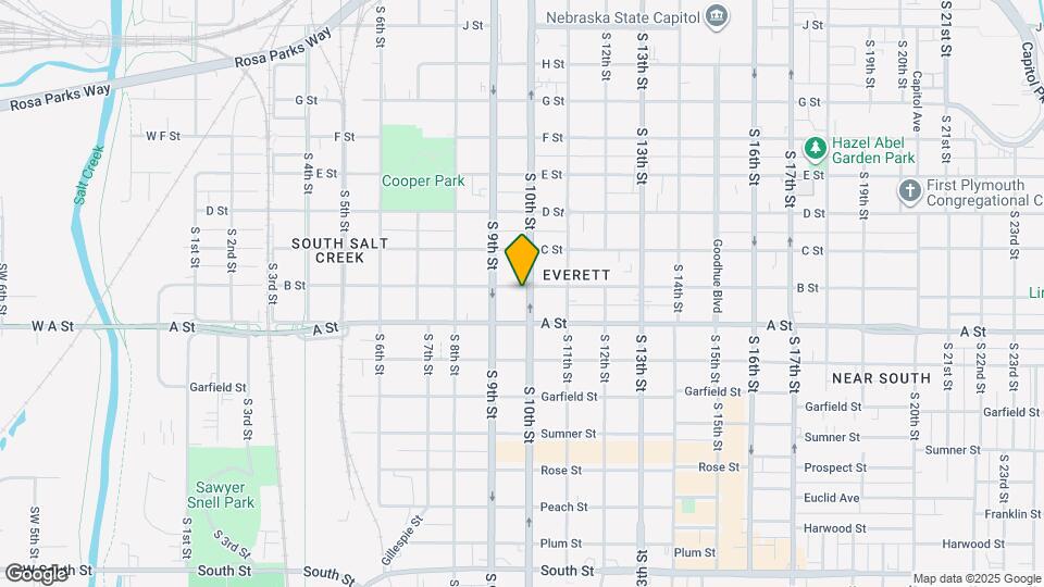 1301 S 10th St Map and Location Details