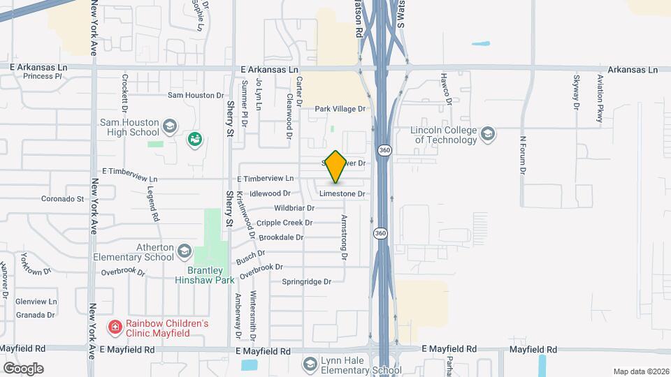 2443 Limestone Dr Map and Location Details