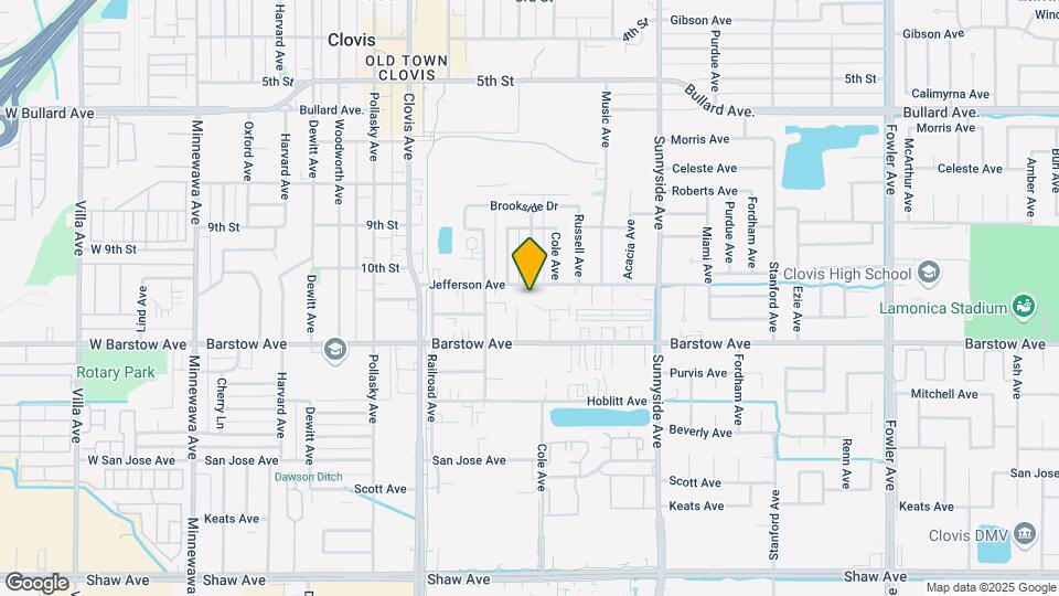 1020 Jefferson Ave Map and Location Details