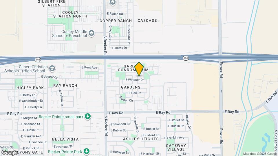 4230 E Windsor Dr Mapa y Detalles de la Ubicación