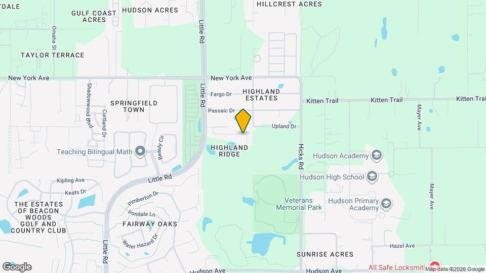 9710 Highland Ridge Dr Map and Location Details