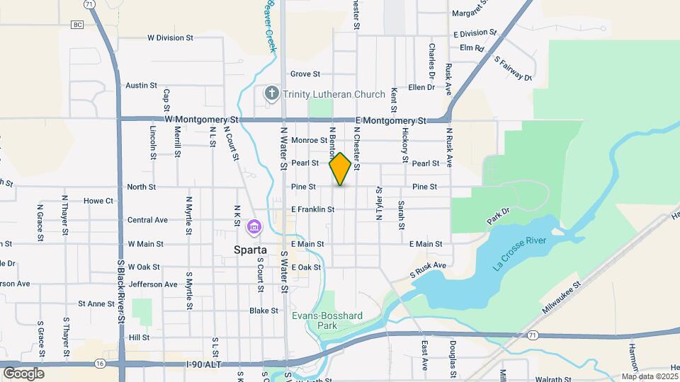 217 N Benton St Map and Location Details