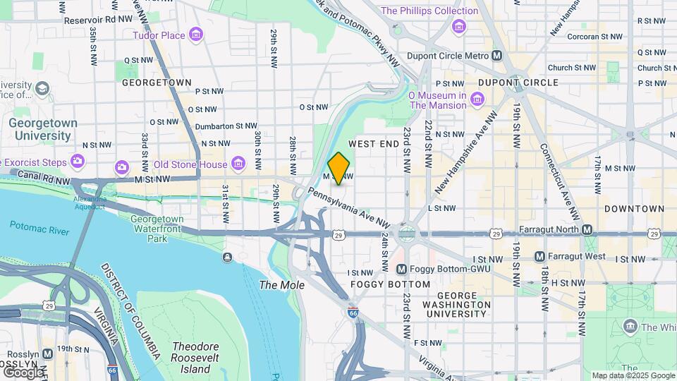 2555 Pennsylvania Avenue NW Map and Location Details