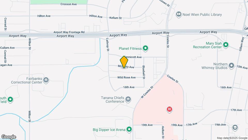 1227 McCarty Ave Map and Location Details