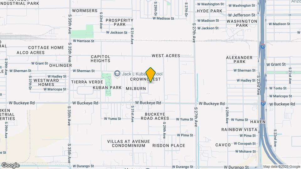 829 S 30th Ave Mapa y Detalles de la Ubicación