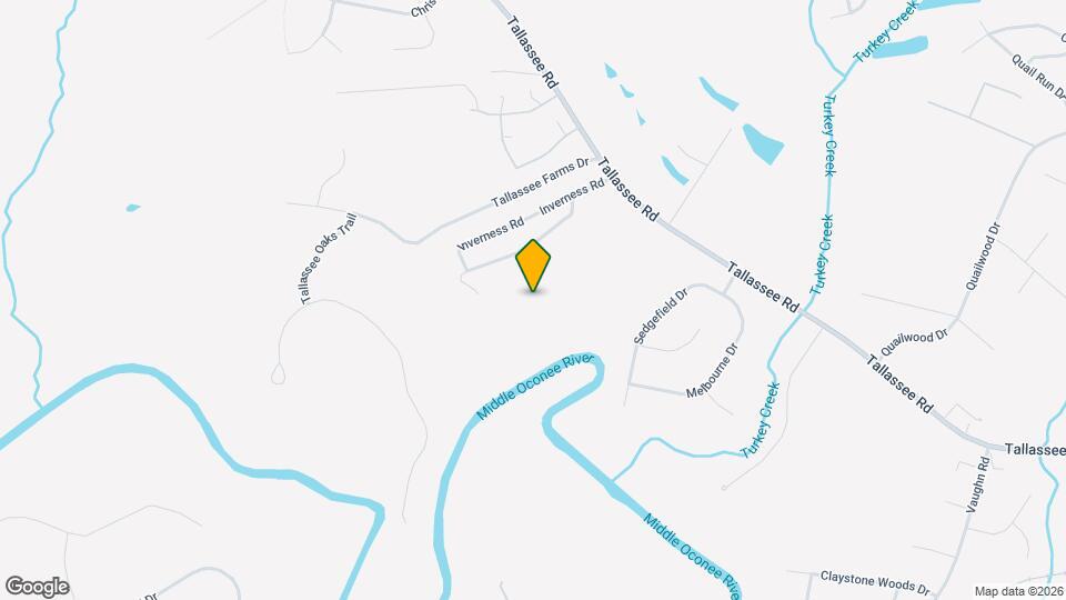 123 1/2 Inverness Rd, Unit Carriage House Map and Location Details
