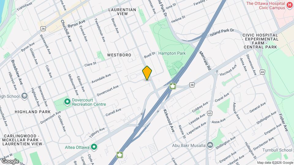 181 Switzer Ave Map and Location Details