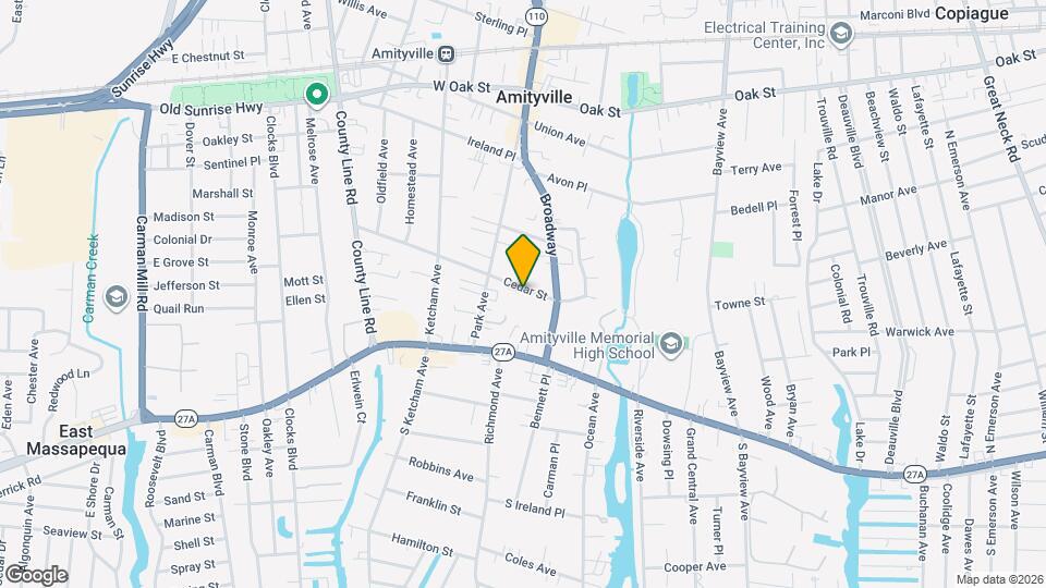 30 Cedar St Map and Location Details