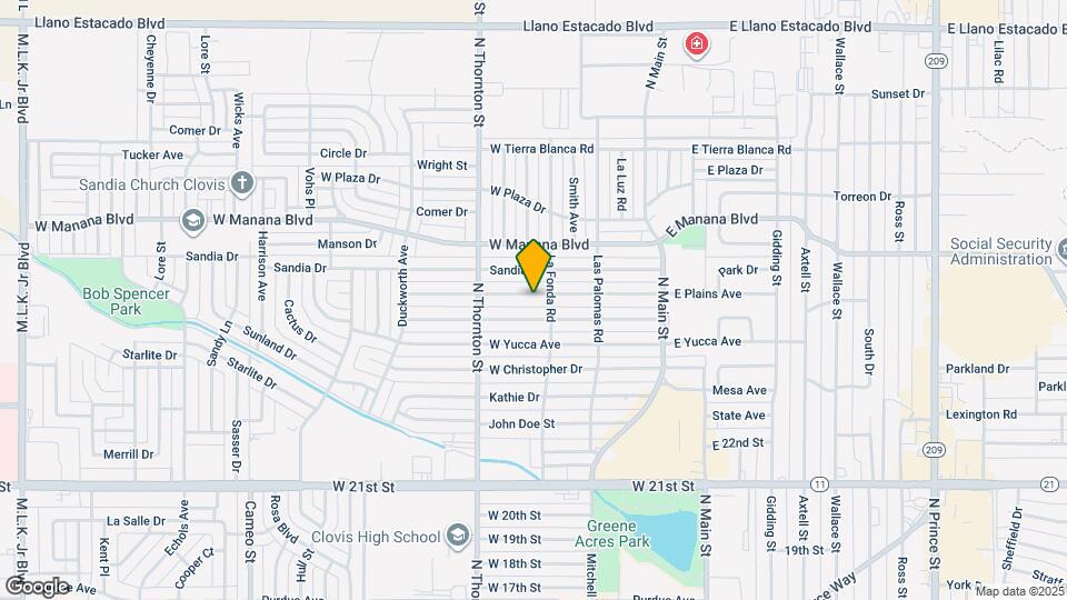 509 W Plains Ave Map and Location Details