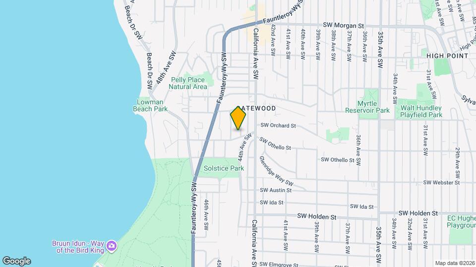 4400 SW Othello St Map and Location Details