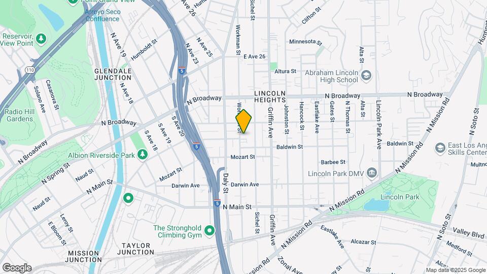 2222 Workman St Map and Location Details