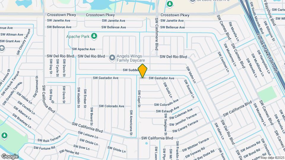 1182 SW Gastador Ave Map and Location Details