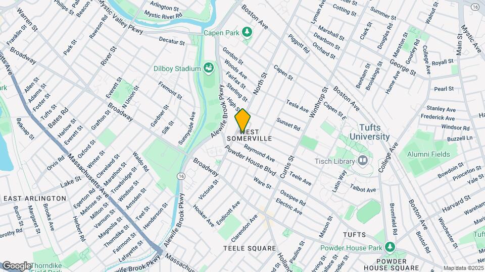 96 Conwell Ave, Unit 2 Map and Location Details