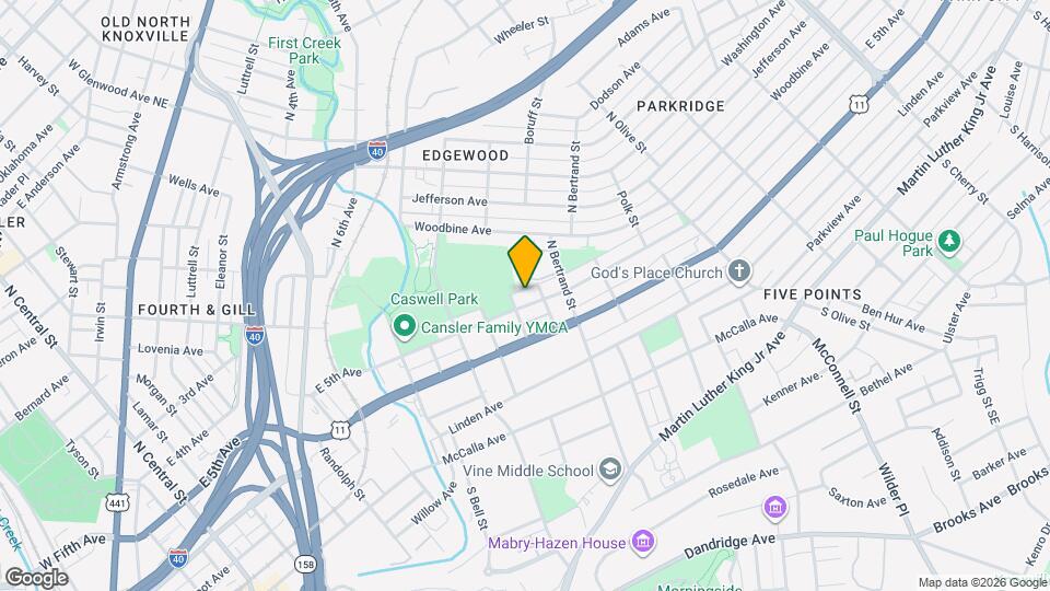 1709 E 5th Ave Map and Location Details