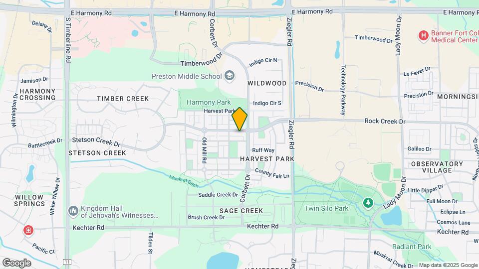 2833 Rock Creek Dr Map and Location Details