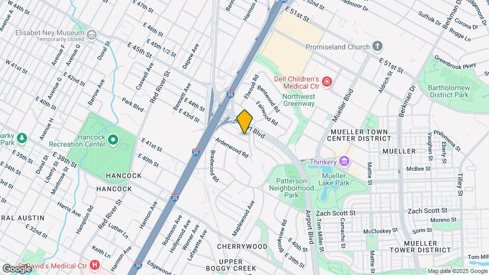 1308 Crestwood Rd Map and Location Details