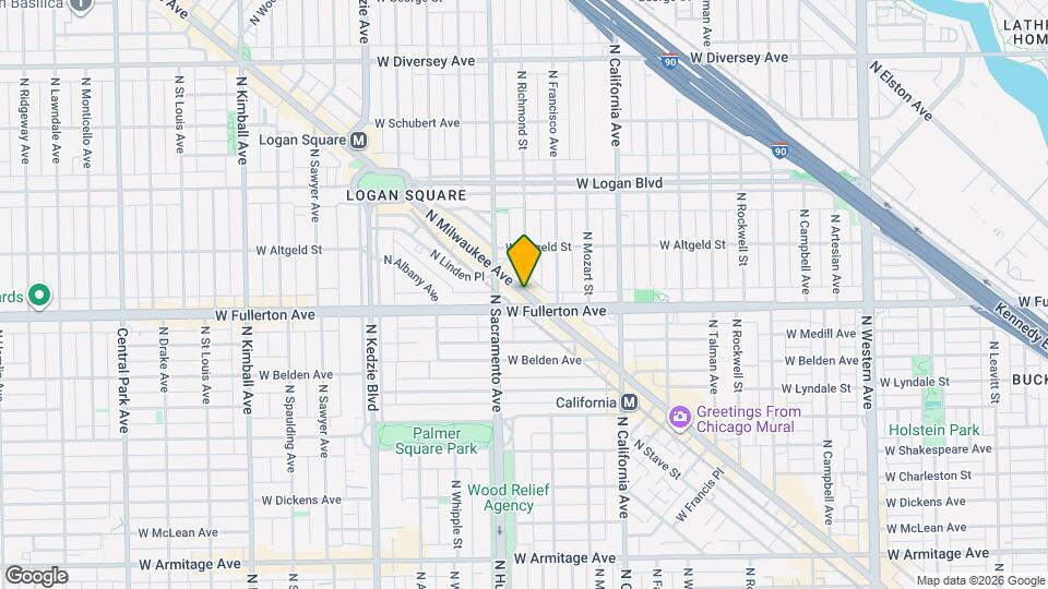 2720 N Spaulding Ave Map and Location Details