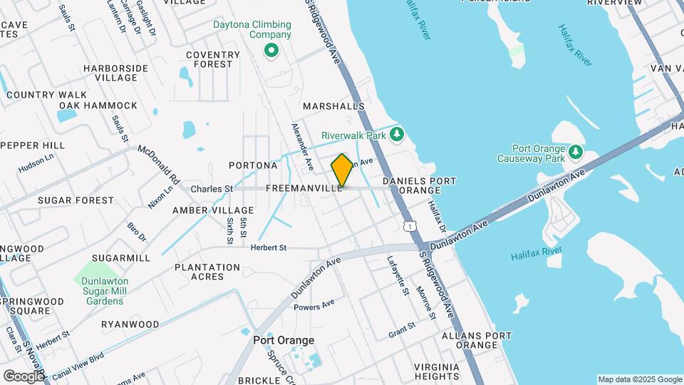 310 Charles St Port Orange, FL 32127 Map and Location Details